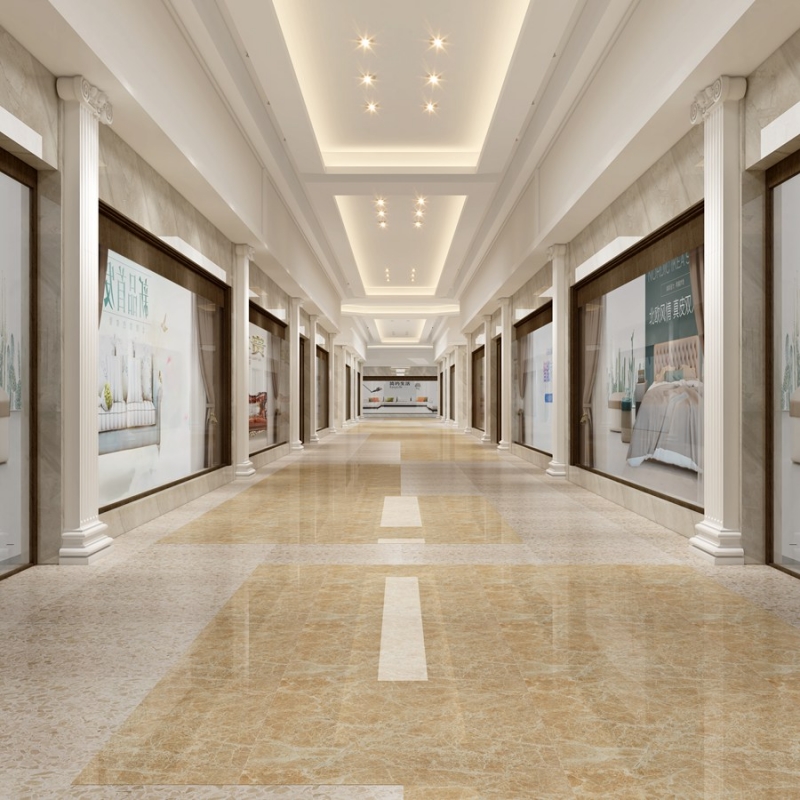 商场走廊3D效果图
